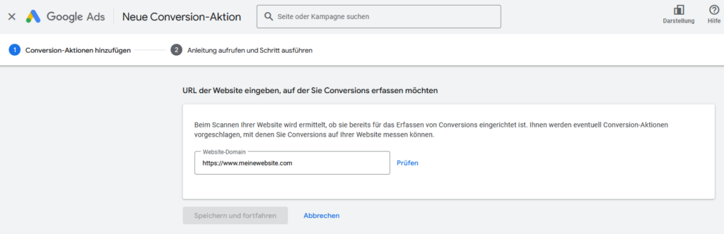 Google Tag prüfen