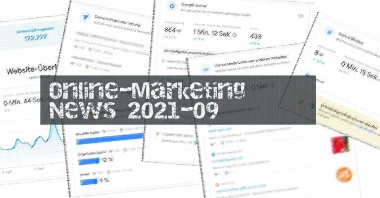 Online-Marketing News 2021-09