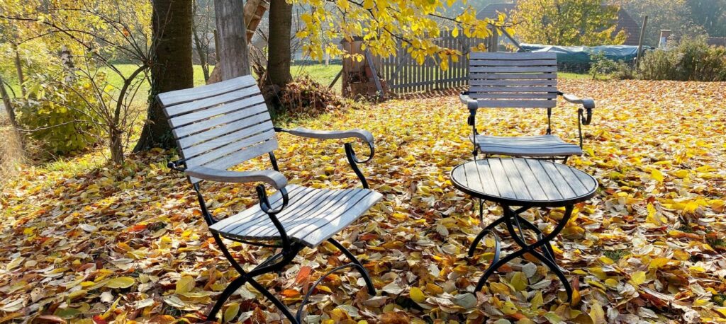Garten im Herbst