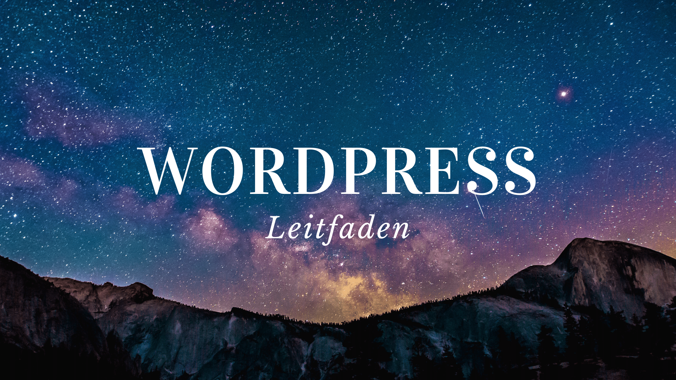 WordPress 2022 Leitfaden