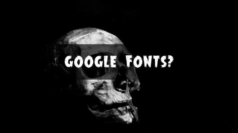Google Fonts?