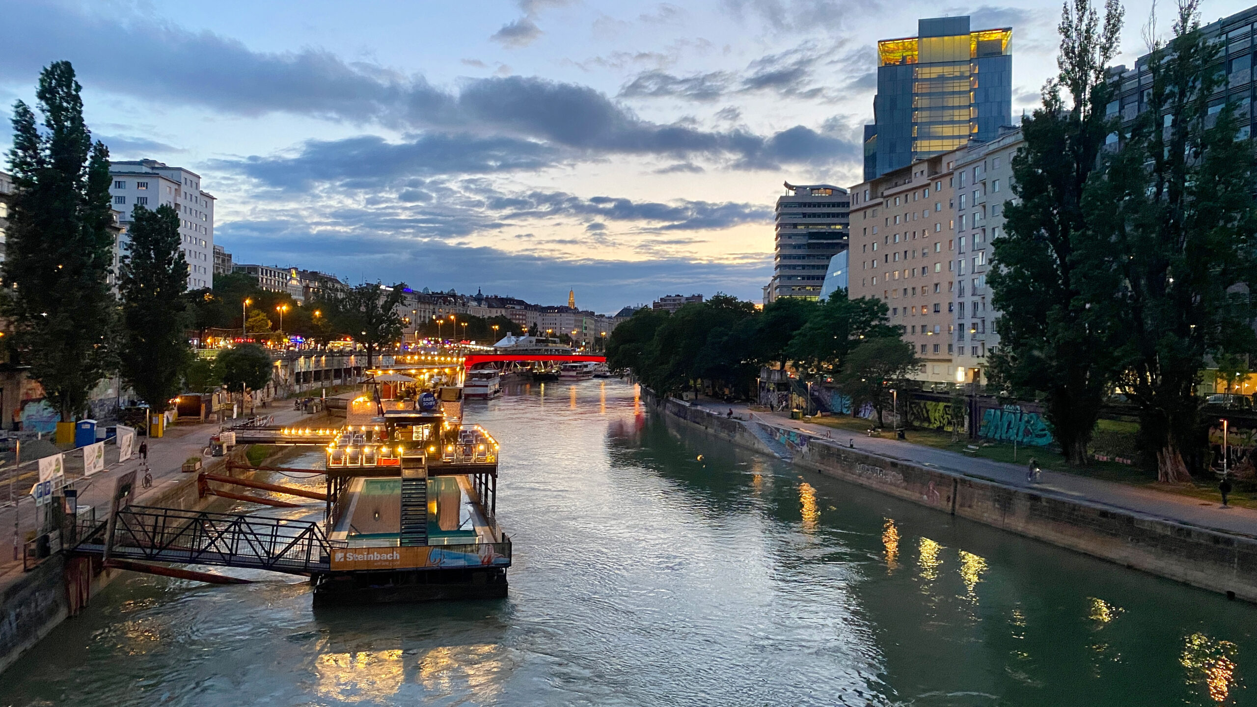 Donaukanal Abendstimmung
