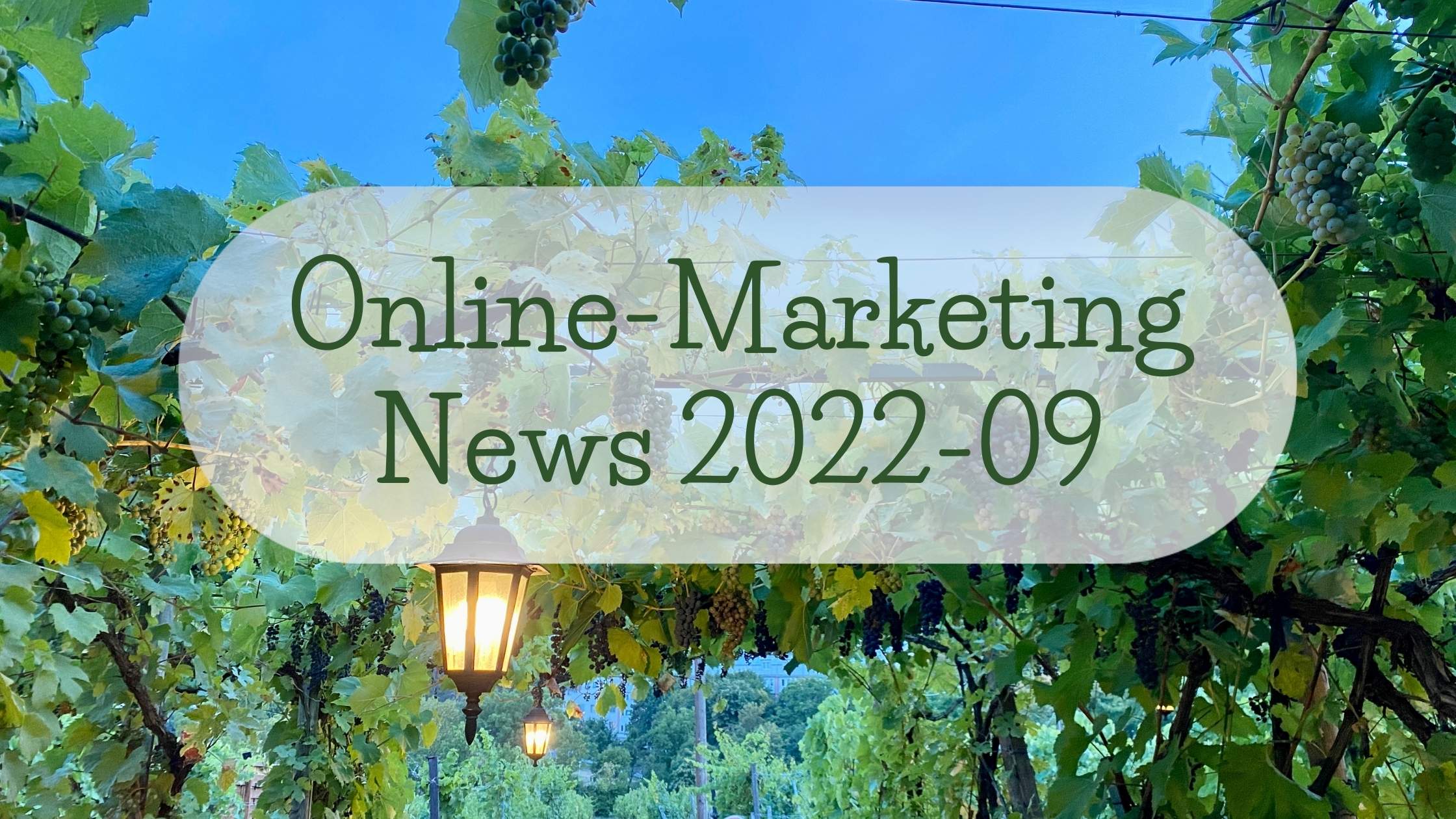 Online-Marketing News 2022-09