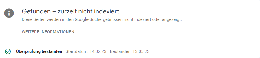 Gefunden - zur Zeit nicht indexiert