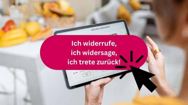 Widerrufsbutton
